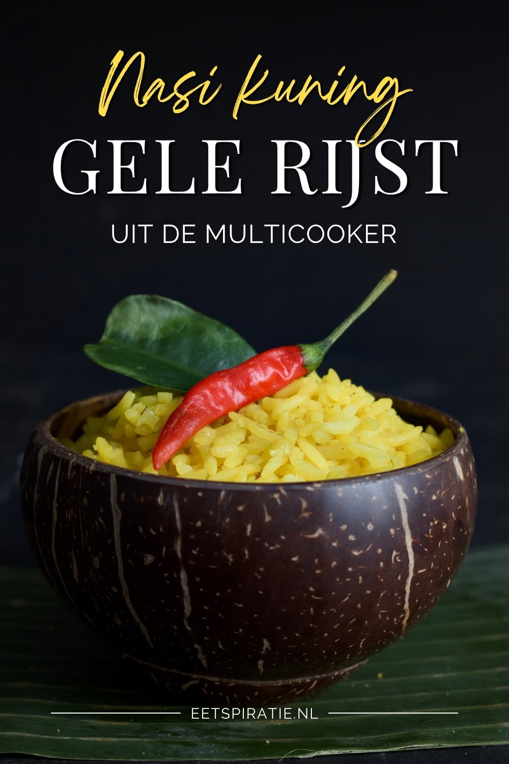 Nasi kuning gele rijst uit de multicooker Pinterest