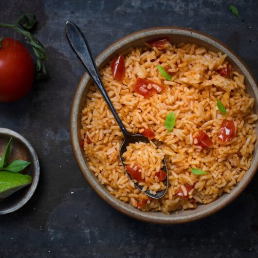 Tomatenrijst uit de multicooker receptenkaart