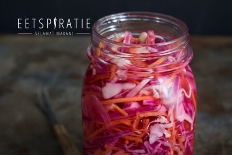 Zoetzuur van rode kool en wortel snel recept