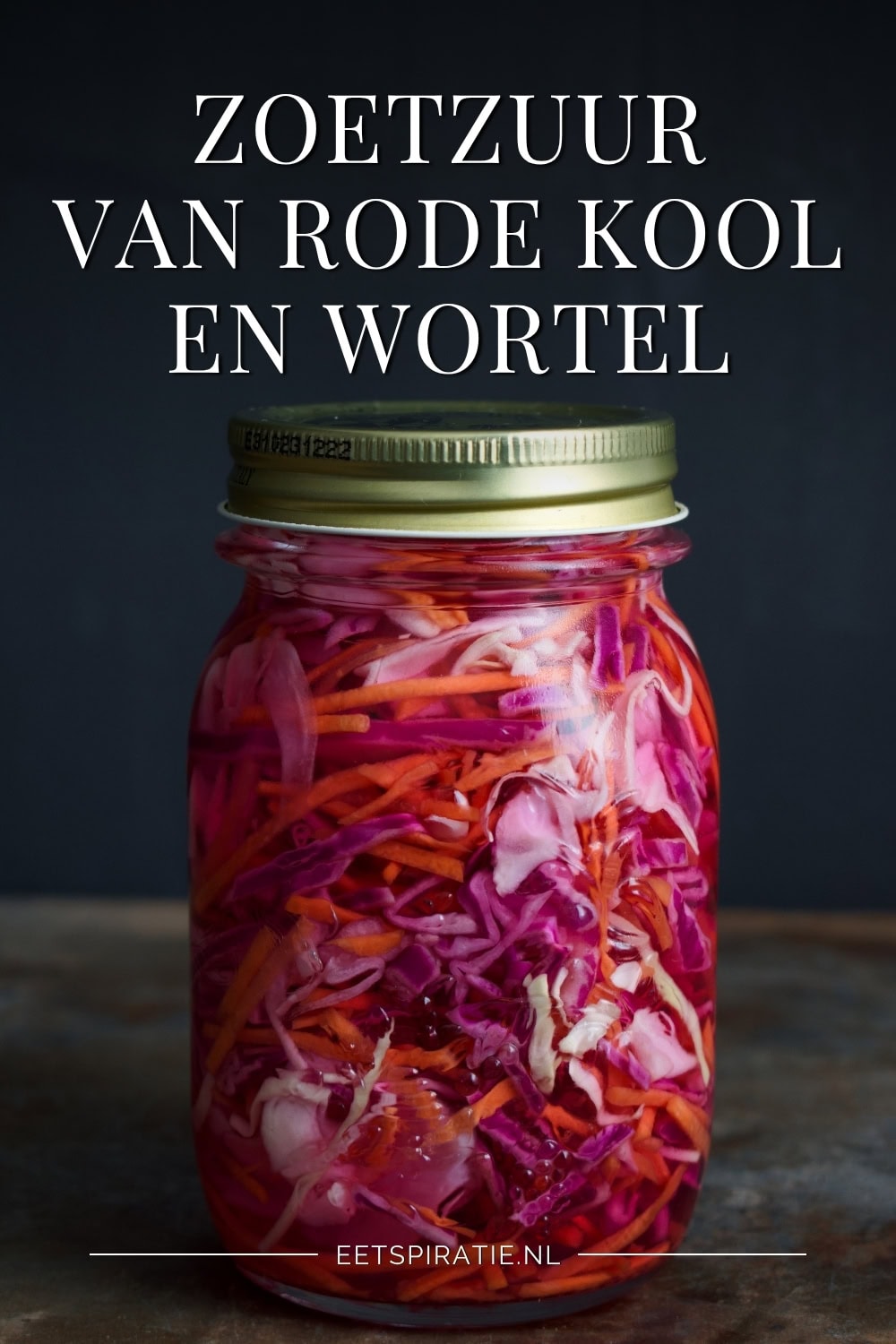 Zoetzuur van rode kool en wortel snel recept Pinterest