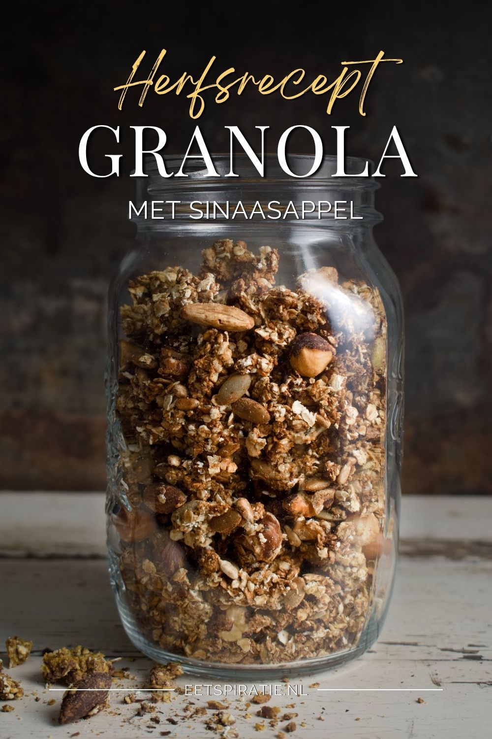 Granola met sinaasappel Pinterest