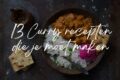 13 Curry recepten die je moet maken