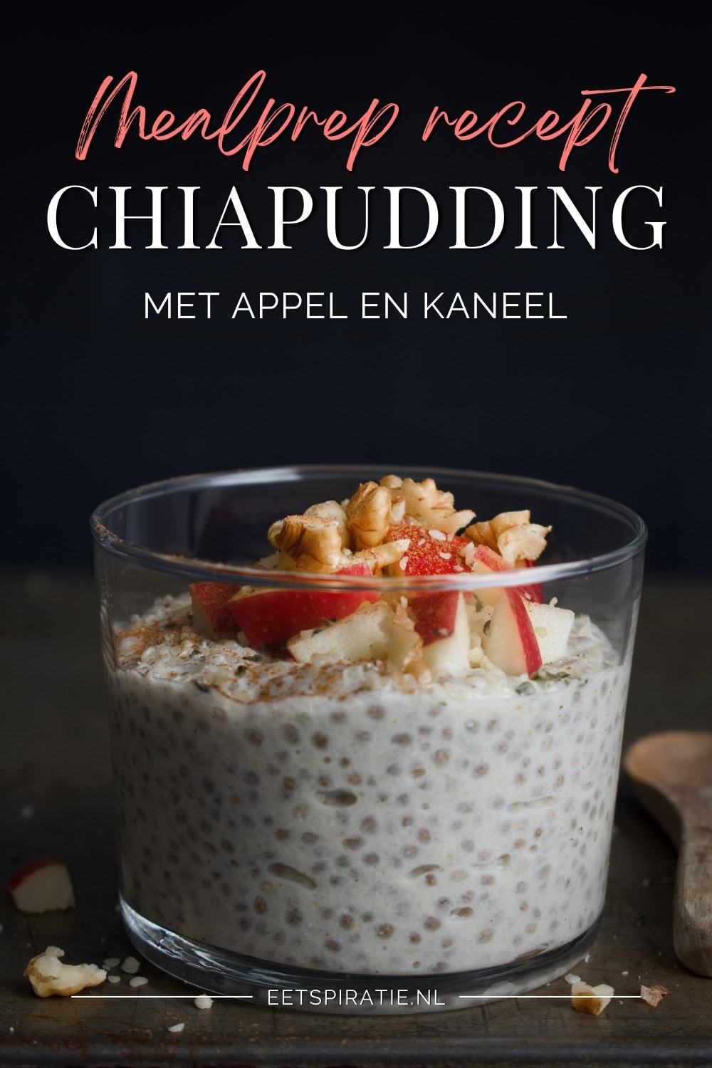 Chiapudding met appel en kaneel Pinterest