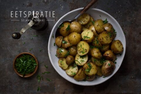 Krieltjes met knoflook en kruiden uit de slowcooker