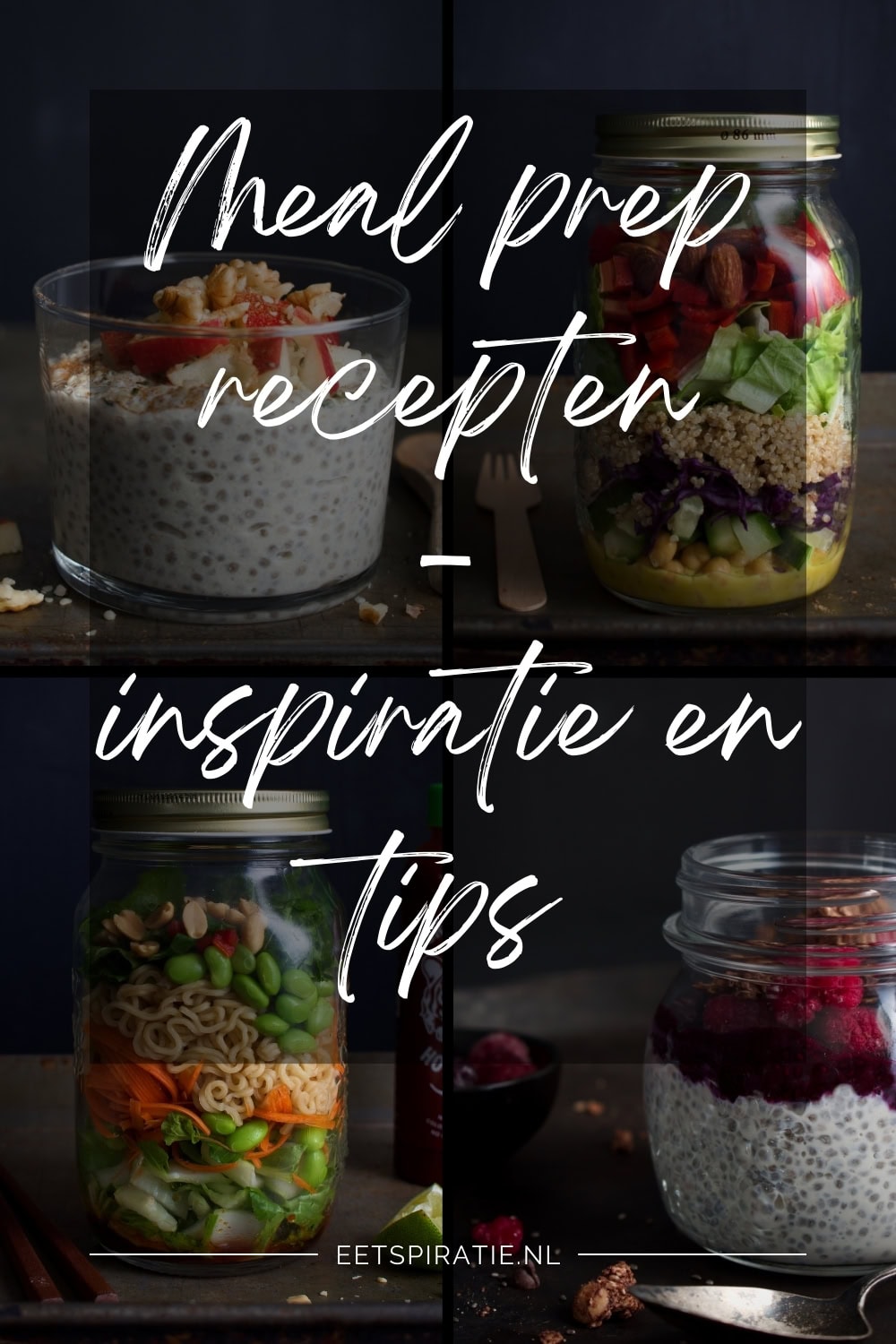 Meal prep recepten inspiratie en tips Pinterest