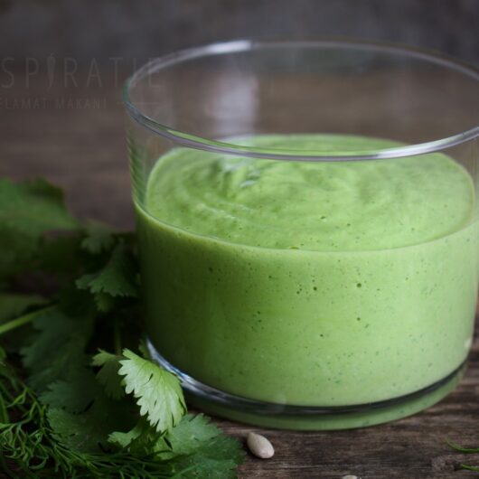 Romige groene kruidendressing recept