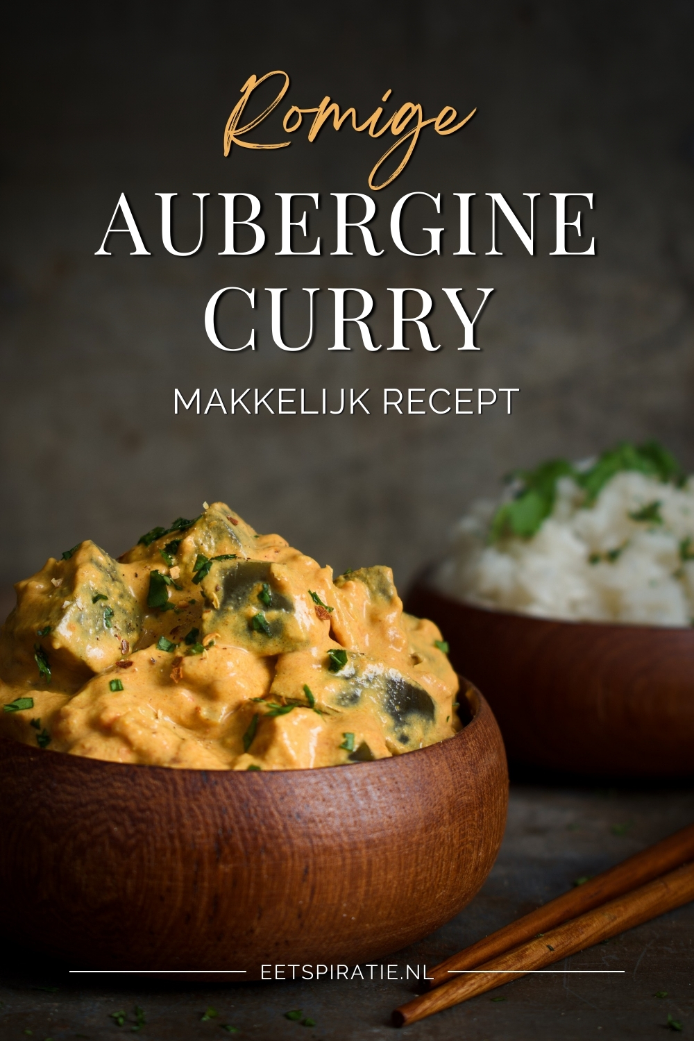 Aubergine recept – romige curry met aubergine