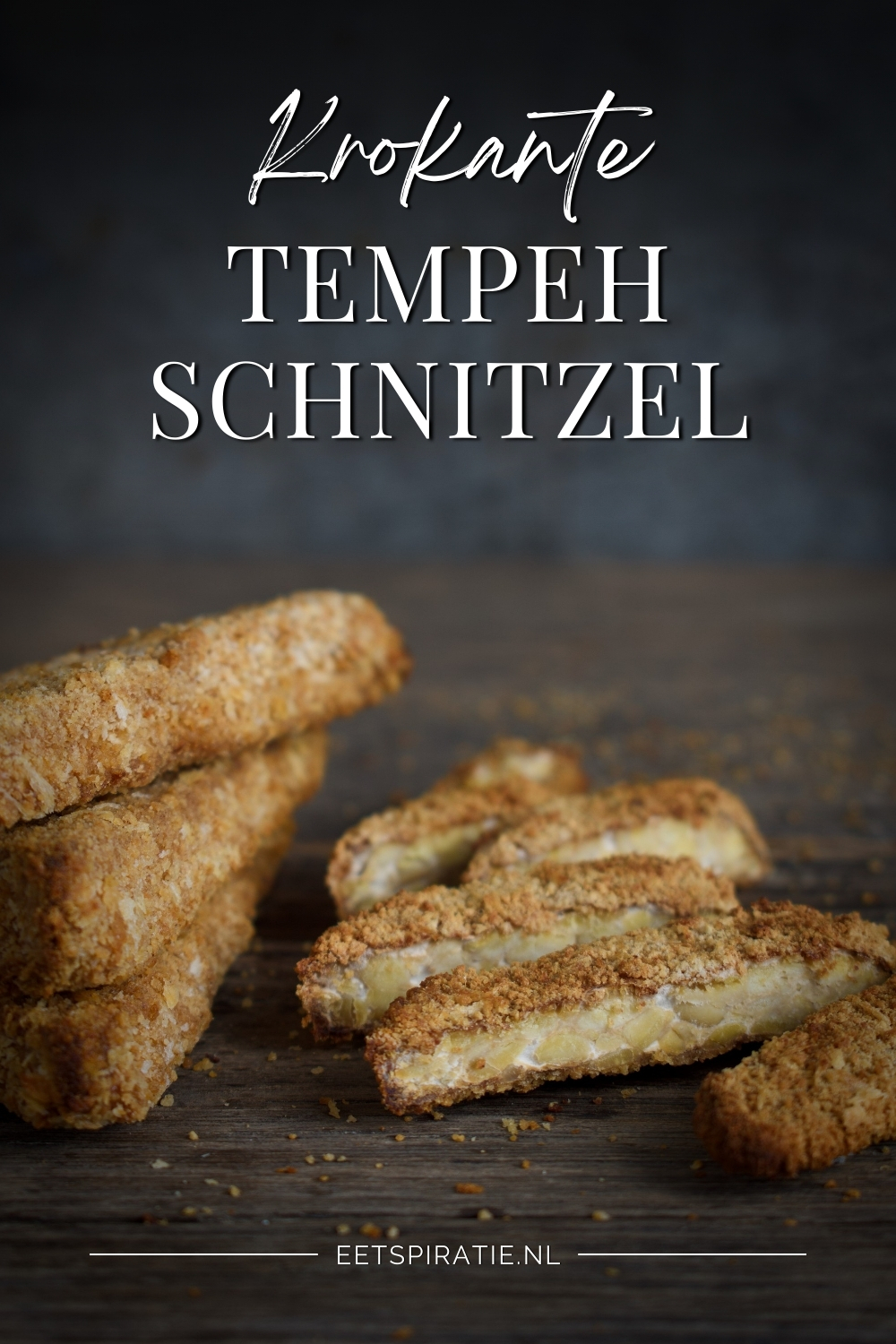 Tempeh recept – krokante vegan schnitzel
