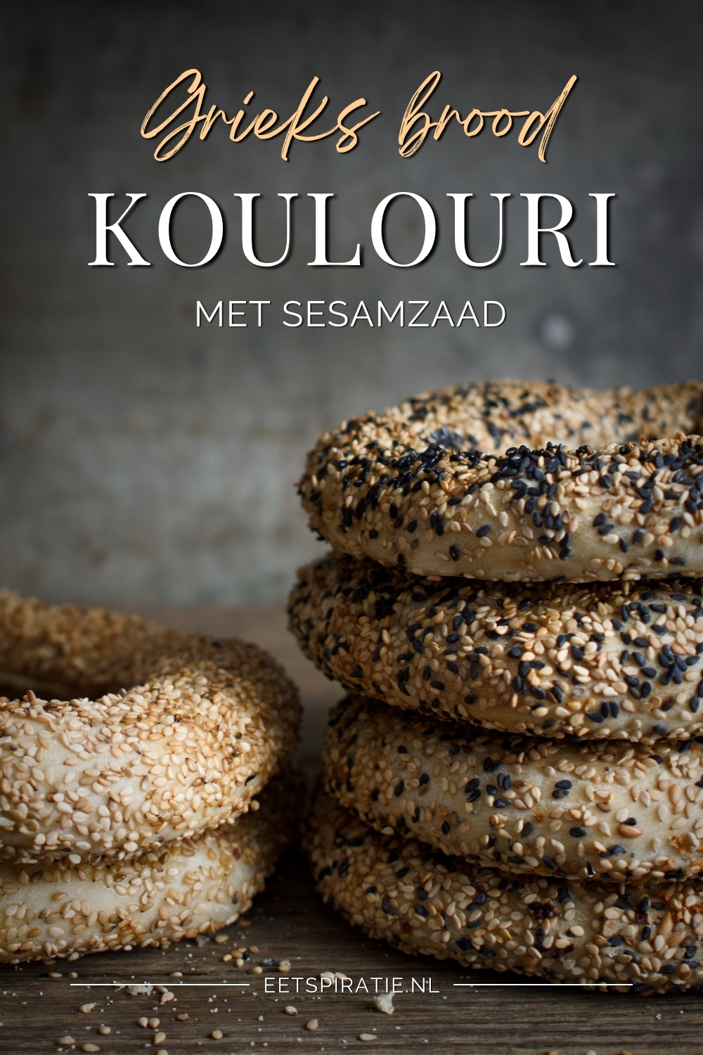Koulouri recept – Grieks brood met sesamzaad