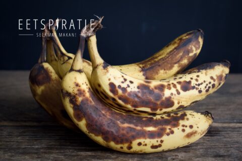 Tros rijpe bruine bananen