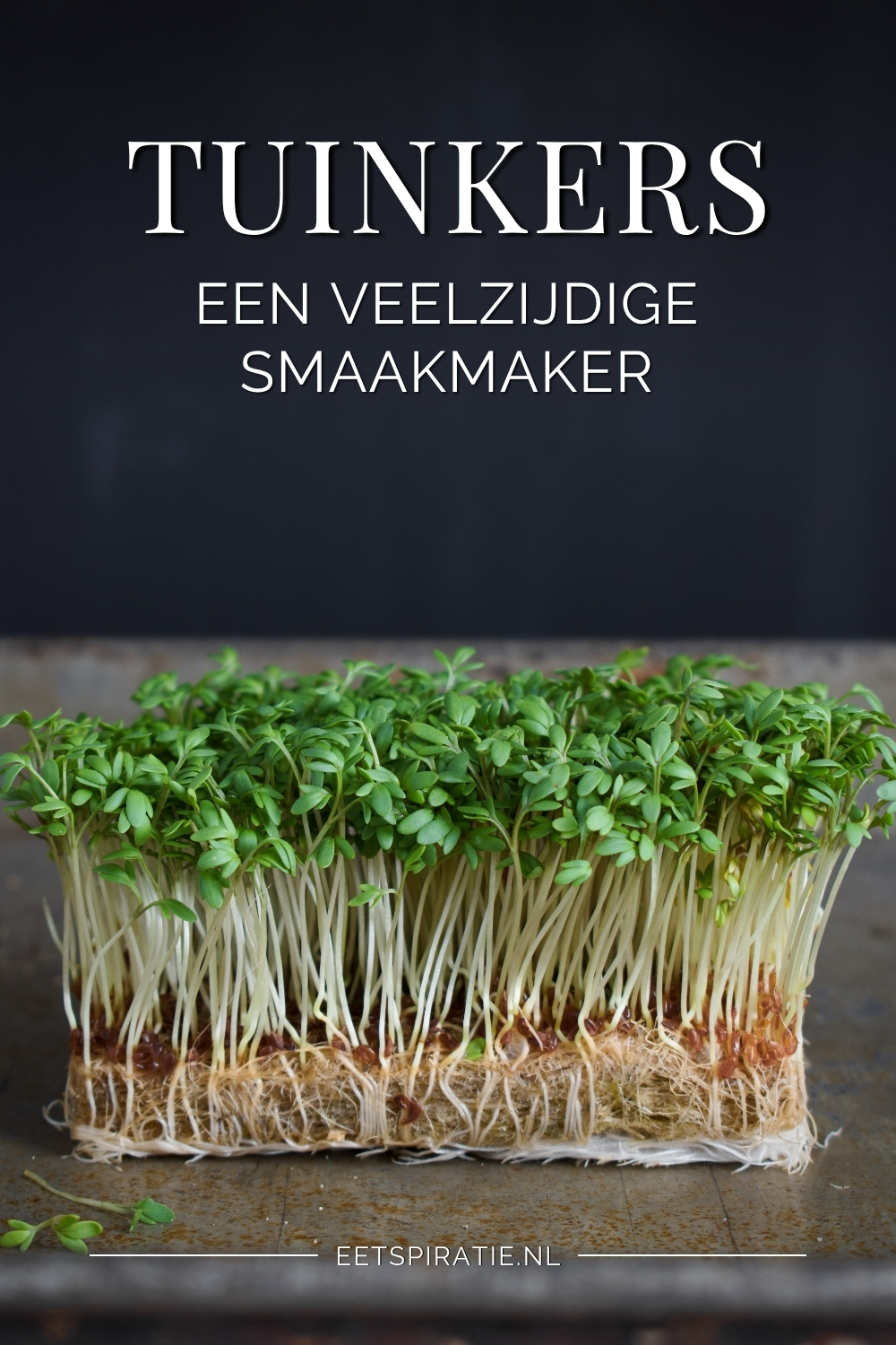 Hoe eet je tuinkers?