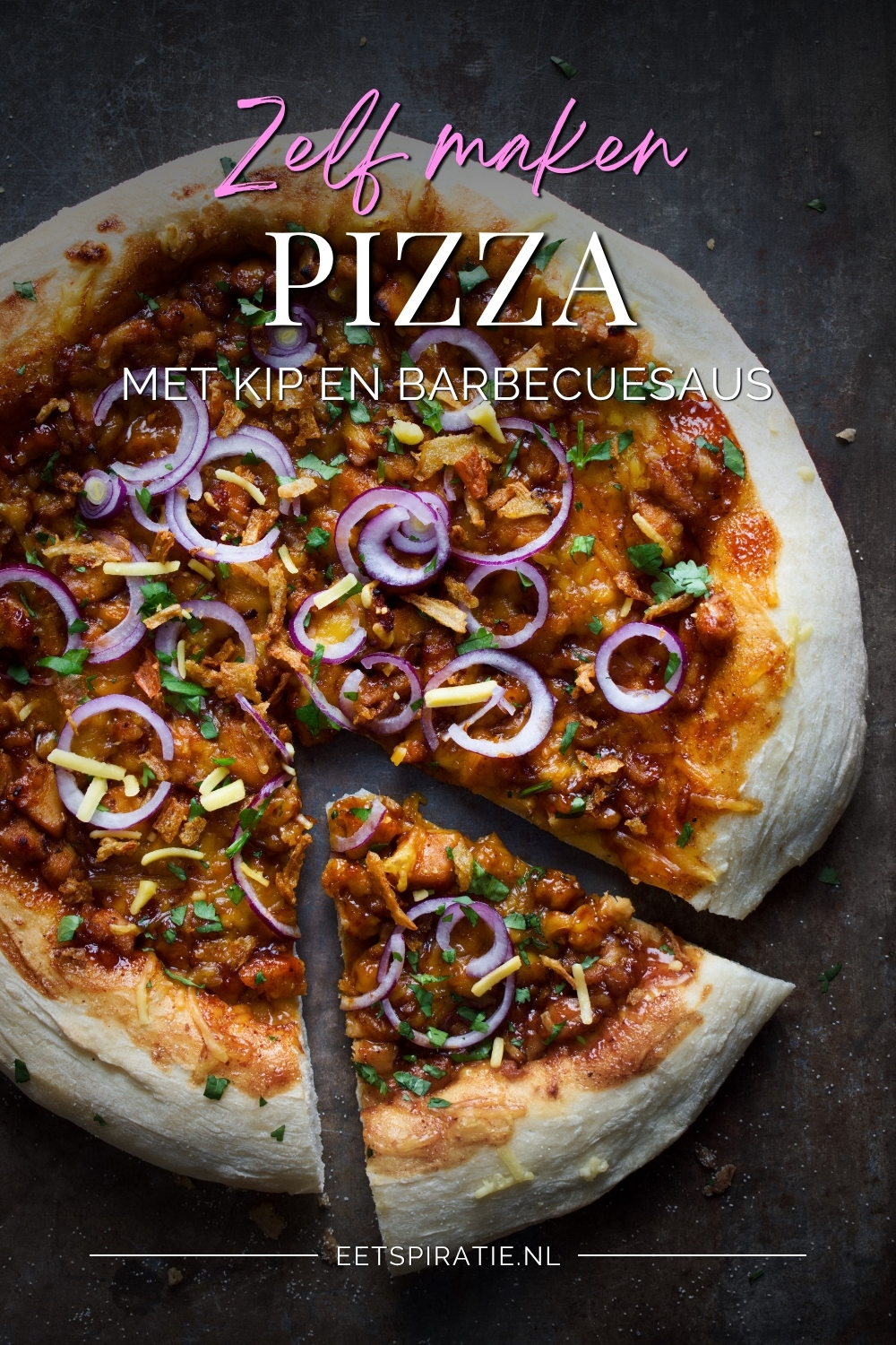 Zelf maken – pizza met kip en barbecuesaus