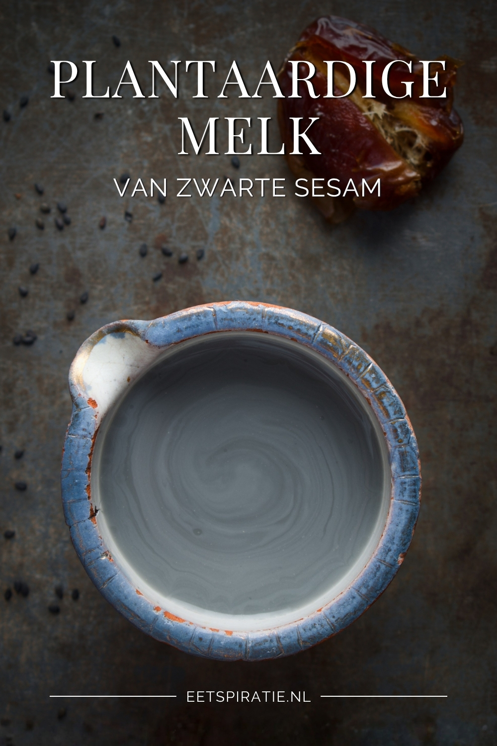Plantaardige melk maken – zwarte sesammelk recept