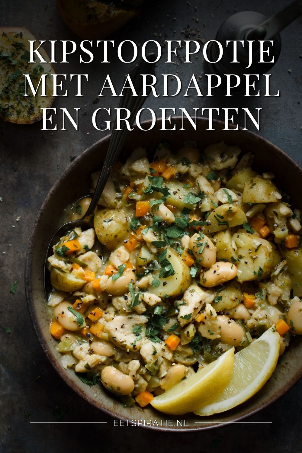 Kipstoofpotje met aardappel en groente